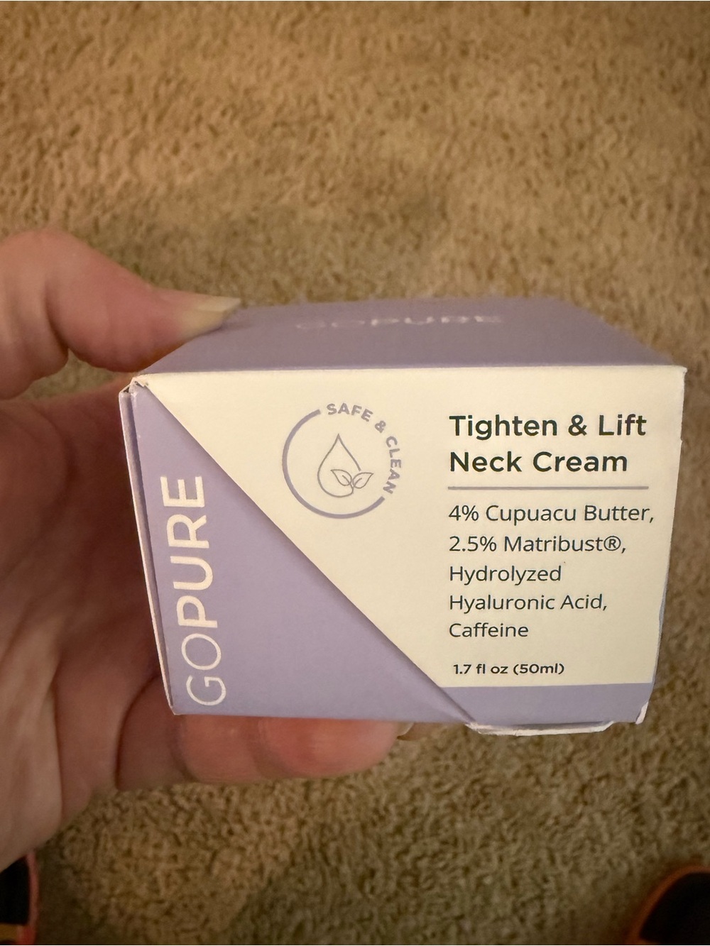 Lavender Tighten & Lift Neck Cream — Hydrating Neck Treatment